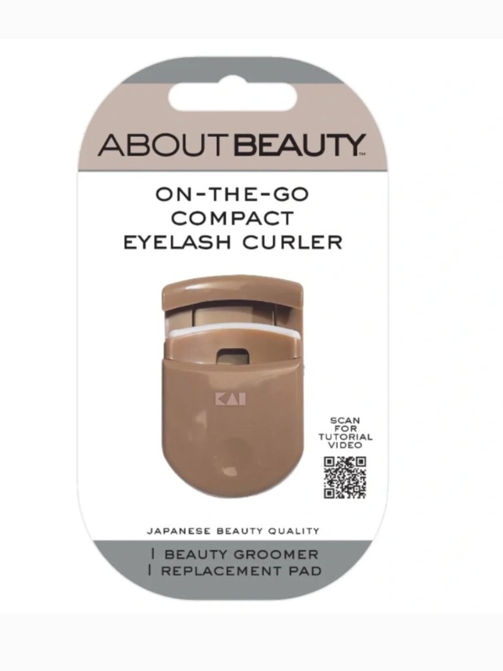Eyelash curler, portable compact size, travel, From About Beauty NWT